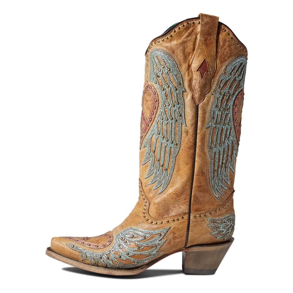 Corral Boots. SZ 6.5. Heart & Wings. List: $289. Asking: 200.